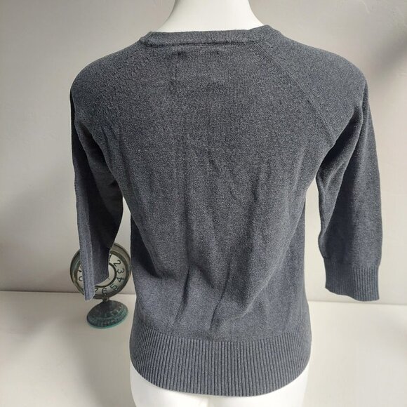 Forty Seven 47 Brand Crew Neck 3/4 Sleeve S Harvard University Pullover Sweater - Picture 5 of 9